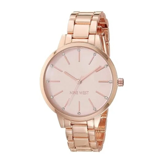Accessories | Womens Crystal Accented Bracelet Watch Pink  display picture 3